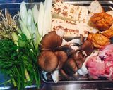 食育☆郷土料理 東北☆鶏肉で芹セリ鍋作り方2写真
