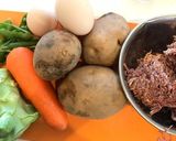 コンビーフとグリンピースのコロッケ作り方1写真