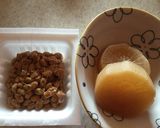納豆と大根の煮物のご飯作り方1写真