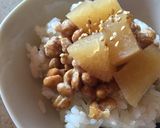納豆と大根の煮物のご飯作り方3写真