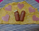 ぶきっちょさんのオムレツとウインさん♡作り方10写真