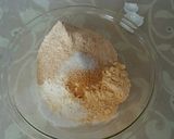 有機小麦、米、大豆粉のブレンドパン①作り方1写真