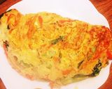 残り野菜のたっぷりオムレツ作り方5写真