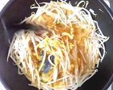 もやしと卵、チーズの炒め物作り方3写真