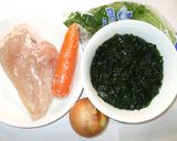 鶏むね肉とワカメのマリネ♪簡単作り方1写真