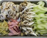きのことセロリのバルサミコ金平作り方1写真