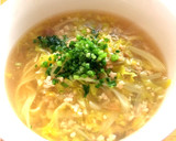 細切りザーサイ鶏挽肉の旨とろ塩ラーメン⁂作り方7写真
