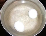 アルミ箔アートで卵ハムサンド作り方1写真