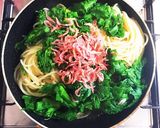 簡単春パスタ♡菜の花とあさりの和ボンゴレ作り方5写真