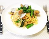 簡単春パスタ♡菜の花とあさりの和ボンゴレ作り方6写真