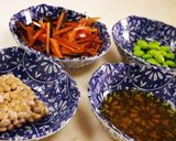 和パスタ！いかにんじんの納豆パスタ作り方3写真