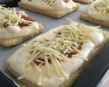 糖質オフ サクフワお揚げピザ作り方5写真