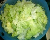 レタスとカニかまの中華風サラダ作り方1写真