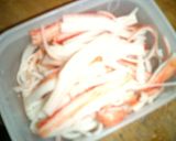 レタスとカニかまの中華風サラダ作り方3写真