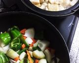 鶏ムネ肉炒め~酢豚風作り方3写真