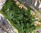 魚焼きグリルで❤️ネギトロと水菜のパイ作り方9写真
