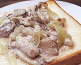 鱈ときのこのサワークリーム煮❁*+作り方7写真
