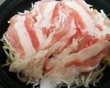 【タジン鍋】豚バラもやしのバター蒸し作り方2写真