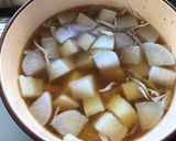 大根と鶏モモと卵とエリンギのほっこり煮作り方5写真
