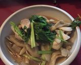 簡単！野菜たっぷり！鶏肉とせり（芹）の鍋作り方22写真