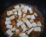 余った魚介系つけ麺のタレで作る麻婆豆腐作り方4写真