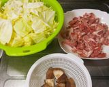 ☆豚肩ロース薄切りときゃべつ炒め☆作り方2写真