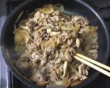 豚肉とシメジのマスタード炒め作り方5写真