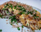 簡単！もやしと挽肉の卵とじ作り方5写真