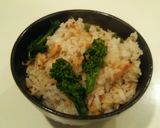 桜エビと菜の花のご飯作り方3写真