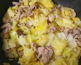 ☆豚肩ロース薄切りときゃべつ炒め☆作り方8写真