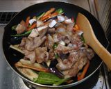 ナスと豚肉の味噌炒め作り方3写真