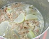 ほっこりと塩麹で。大根と豚肉の煮物作り方7写真