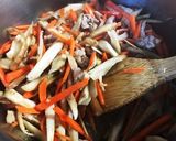 【作り置き】細切り肉入りきんぴらごぼう作り方4写真