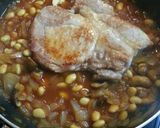 ＊豚肉と豆いっぱいトマト煮込み＊作り方7写真