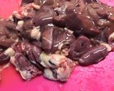 【作り置き】鶏もつ（鶏レバー）の甘辛煮作り方2写真