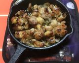 鶏ナンコツの グリル焼き スキレット作り方4写真