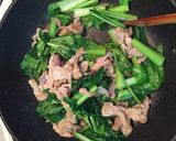 豚肉と小松菜のオイスターソース炒め作り方6写真
