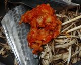 サゴシと牛蒡のキムチ煮作り方3写真