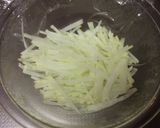 レンジで簡単！蒸し大根の塩昆布和え♡作り方3写真