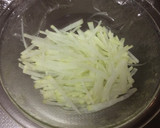 レンジで簡単！蒸し大根の塩昆布和え♡作り方3写真