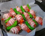 秋野菜の串蒸し焼き　お好きなタレでどうぞ作り方1写真