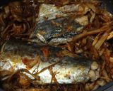 サゴシと牛蒡のキムチ煮作り方5写真