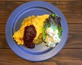 ◎和風カレーリゾットのオムライス◎作り方22写真