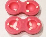 バレンタインに♡マーブルカプセルチョコ♡作り方7写真