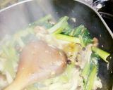 マクロビ☆小松菜きのこのおろしポン酢炒め作り方3写真