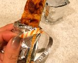 マステとアルミホイルでチーズ風ラッピング作り方9写真