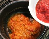 サバ水煮トマトパスタ作り方2写真
