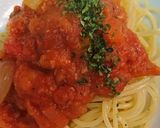 サバ水煮トマトパスタ作り方4写真