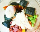 ハロウィンおかずに デリ風かぼちゃサラダ作り方3写真