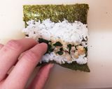 海苔が噛み切りやすい恵方巻(幼児もOK)作り方7写真